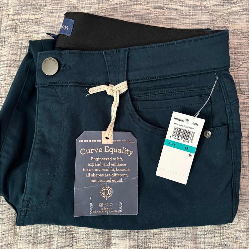 Democracy Ab Solution Ankle Skimmer Sz 16 NWT | Democracy Ankle Skinny Jeans- - Picture 12 of 12